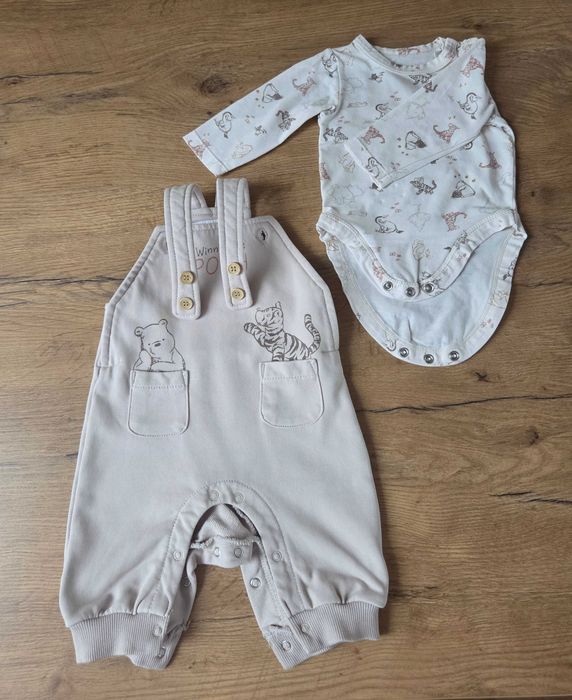 Komplet body i spodenki ogrodniczki Cool Club r. 56