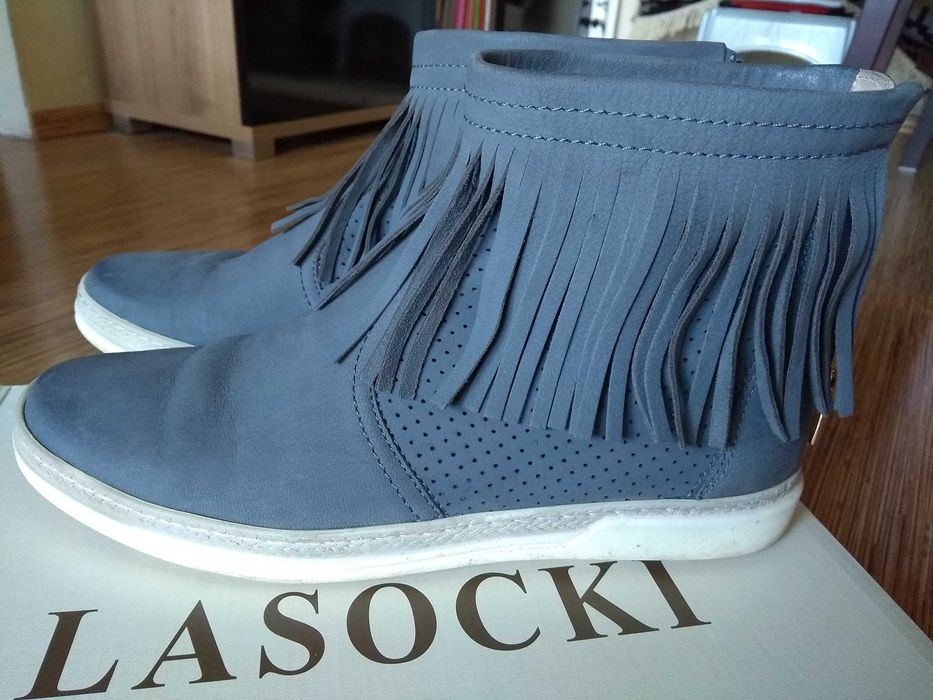 Buty damskie botki skórzane r. 40