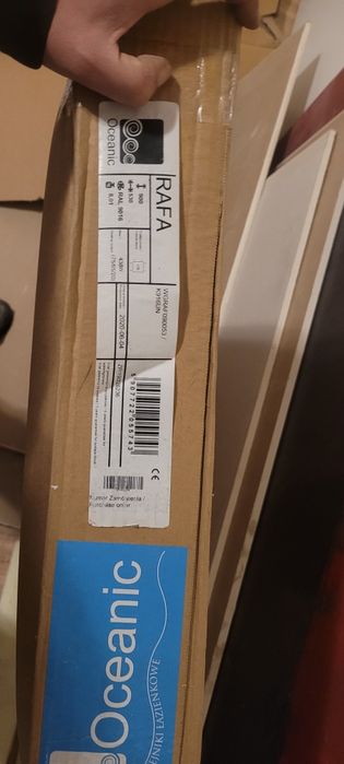 Grzejnik łazienkowy Rafa 900 x 530 mm biały 438W