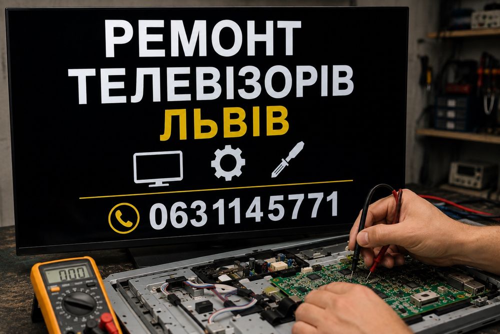 Ремонт телевізорів Львів | Швидка діагностика | Виїзд додому |Гарантія