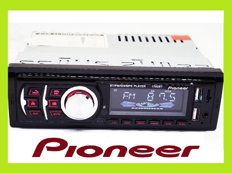 Автомагнитола Pioneer 1782BT 4x50W Bluetooth+2xUSB+SD+AUX