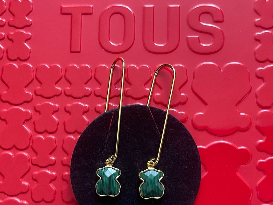 Tous kolczyki Icon Color z malachitami