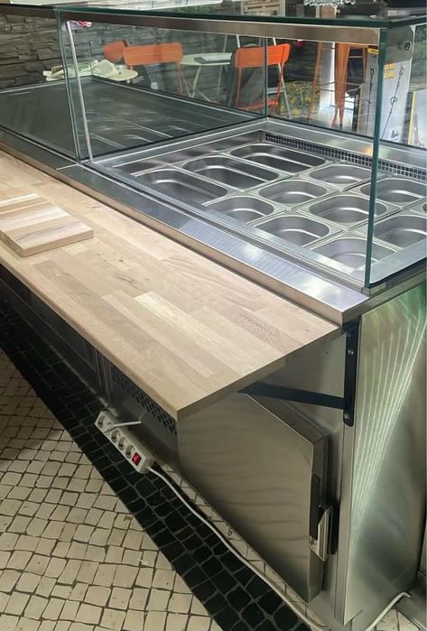 Vitrine Refrigerada Inox Lacada Branco com Led