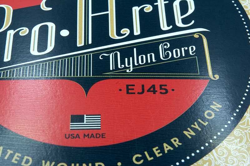 Cordas de Nylon para Guitarra Clássica D'Addario EJ45 de Tensão Normal