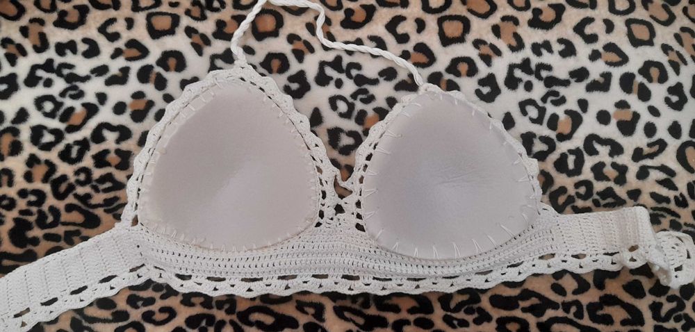 Top em croché feito à mão