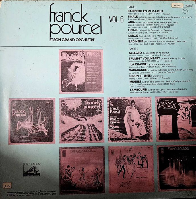 Vinil: Franck Pourcel