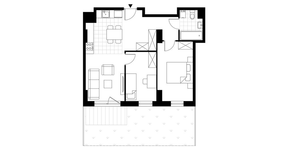 3-pokojowe mieszkanie 51 m² + ogródek Bez Prowizji - Widok 3