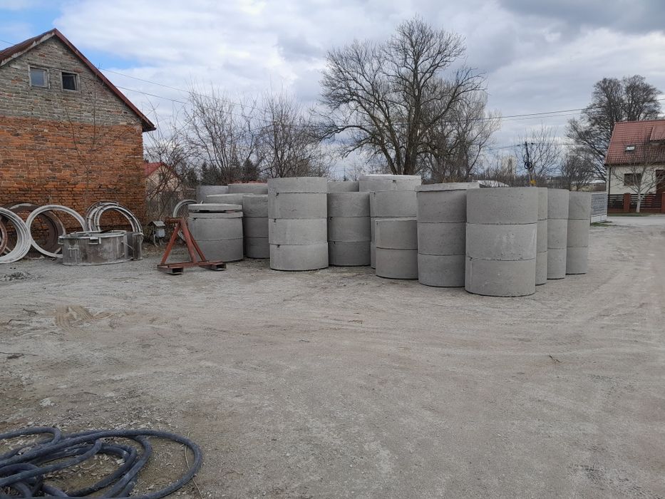 Sprzedaż studni, kręgów betonowych