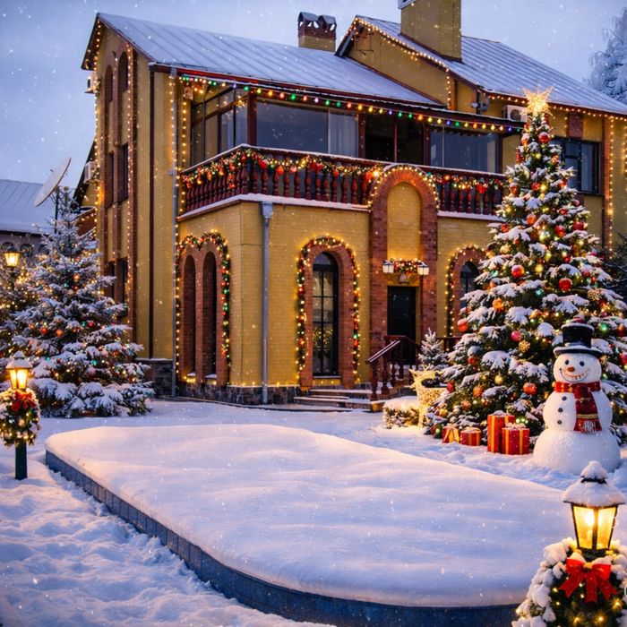 Посуточно. Дом 450 кв., 7 спален. НОВЫЙ ГОД - 30 000 грн.