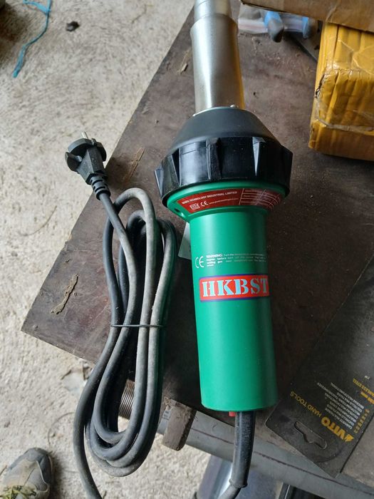 Máquina de Solda Plástica com Pistola de Ar Quente para PVC, HDPE, TPO, EVA