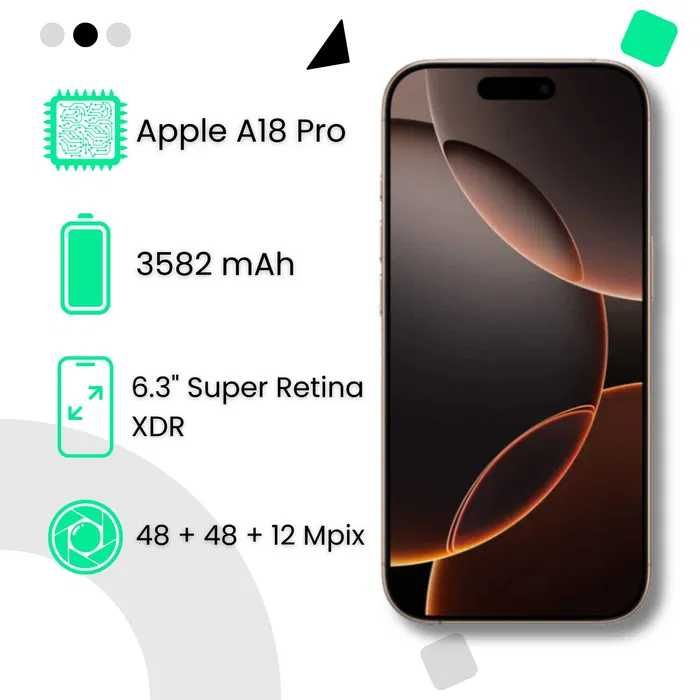 iPhone 16 Pro 256 GB Desert Titanium - raty 0% - gwarancja 2l. - HIT