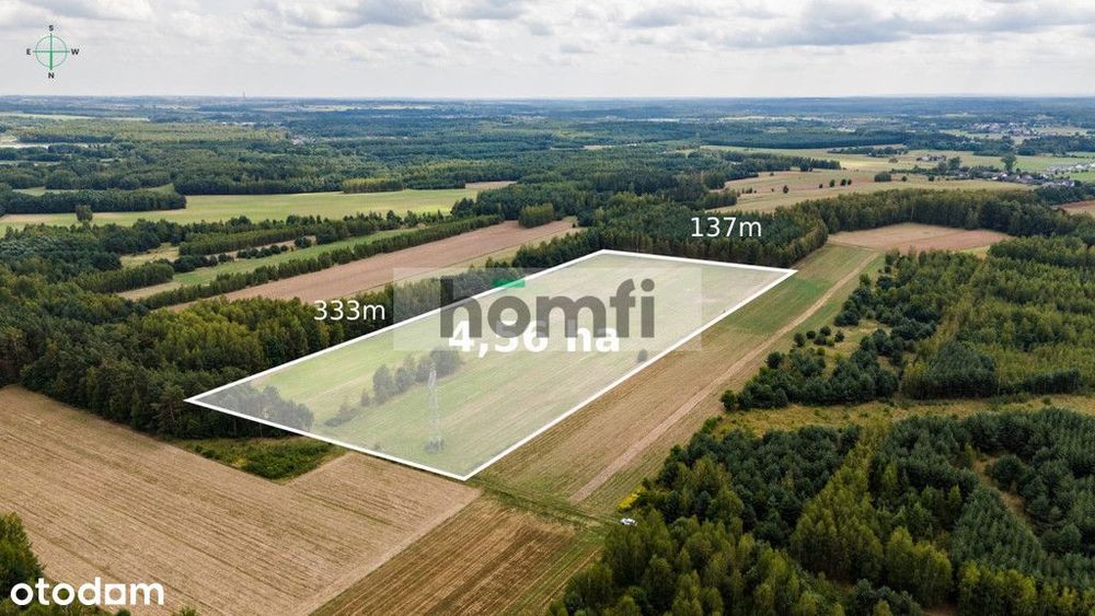 Działka bogata w piach, niedaleko Szydłowca.