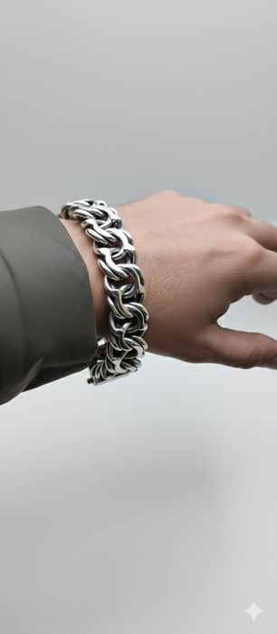 Срібний браслет 170г  серебряный браслет серебро срібло браслети 925