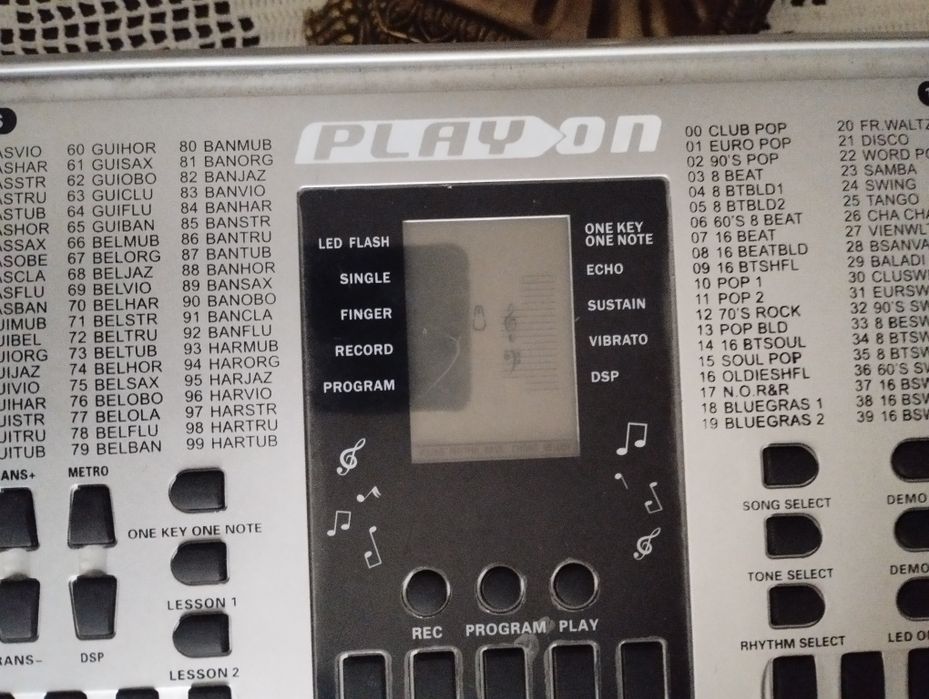 Teclado musical  playone Ideal para quer aprender a tocar