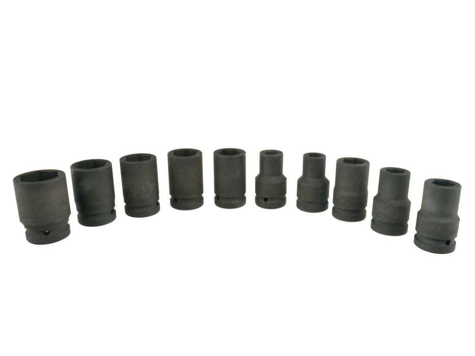 Nasadki udarowe 1" cal klucze nasadowe CRV 10EL zestaw nasadek 17-41mm
