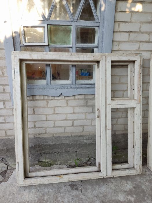 Окно деревянное блок