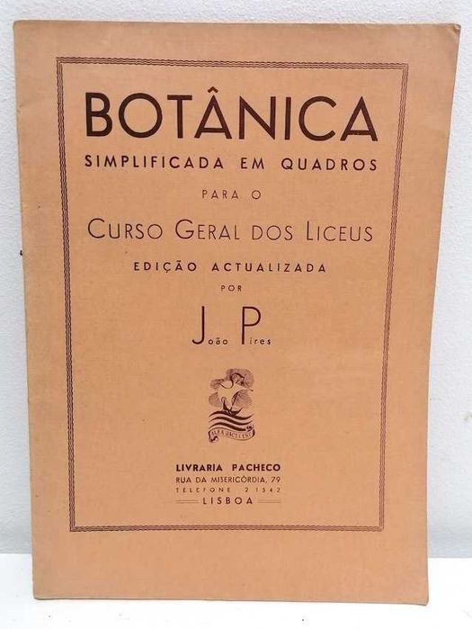 Botânica Simplificada em Quadros para o Curso Geral dos Liceus