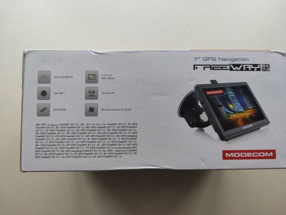 GPS-навігатор Modecom Device FreeWAY SX 7.0 MapFactor (NAV-FREEWAYSX70