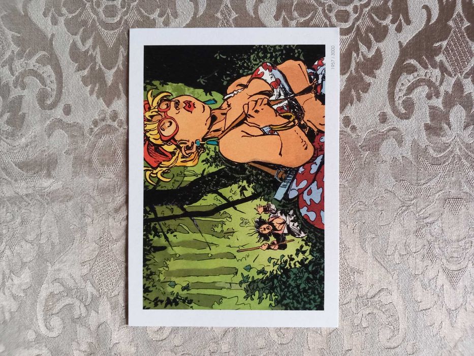 Ex-libris numerado de Régis Loisel "La Dernière Maison Juste Avant la Forêt"