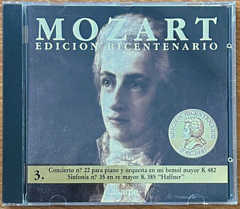 Mozart - Bicentenary Edition - Concert No. 22, K. 482 - Symphony No. 35, K. 385 - CD