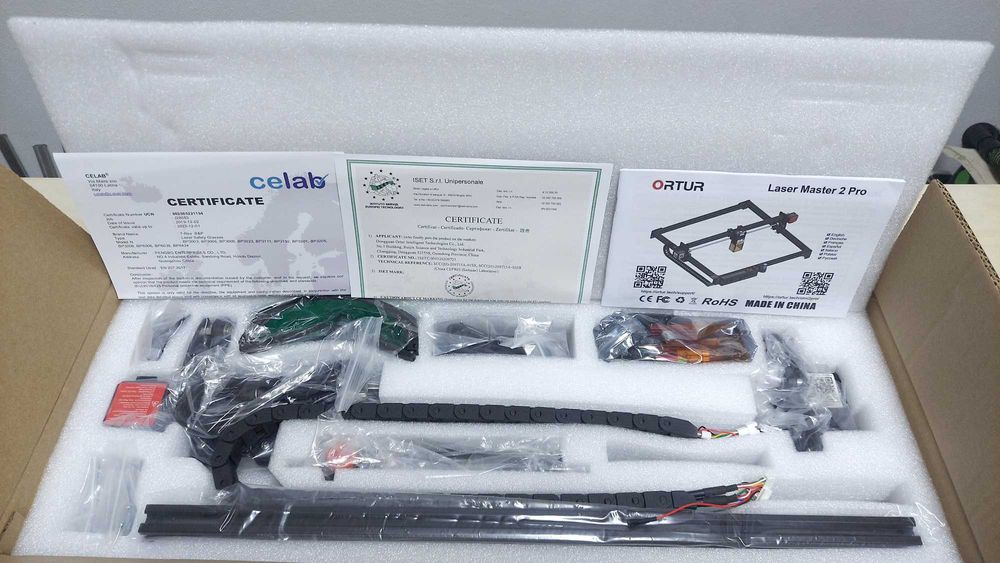 CNC Ortur Laser Master 2 Pro com EXTRAS