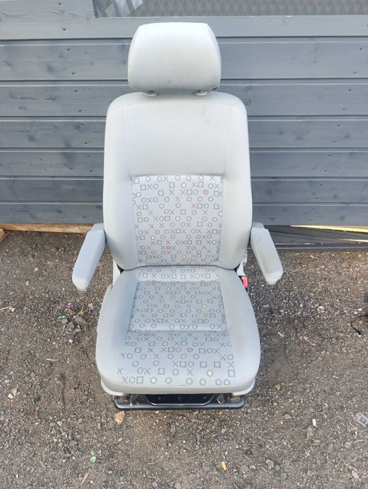 Fotel pasażera siedzenie pojedyncze VW T5 z podłokietnikami ox