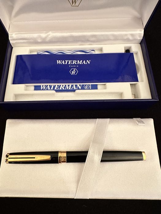 Перьевая ручка Waterman Exception Slim Black GT