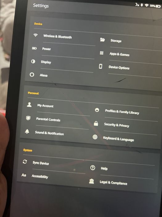 Tablet amazon fire 10 hd