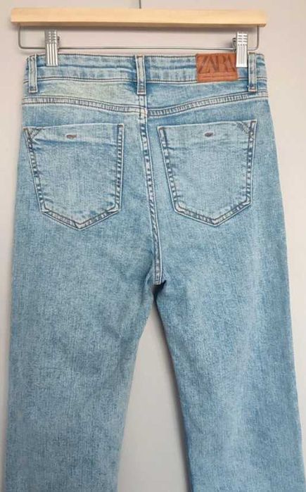Jeansowe dzwony Zara High Waist