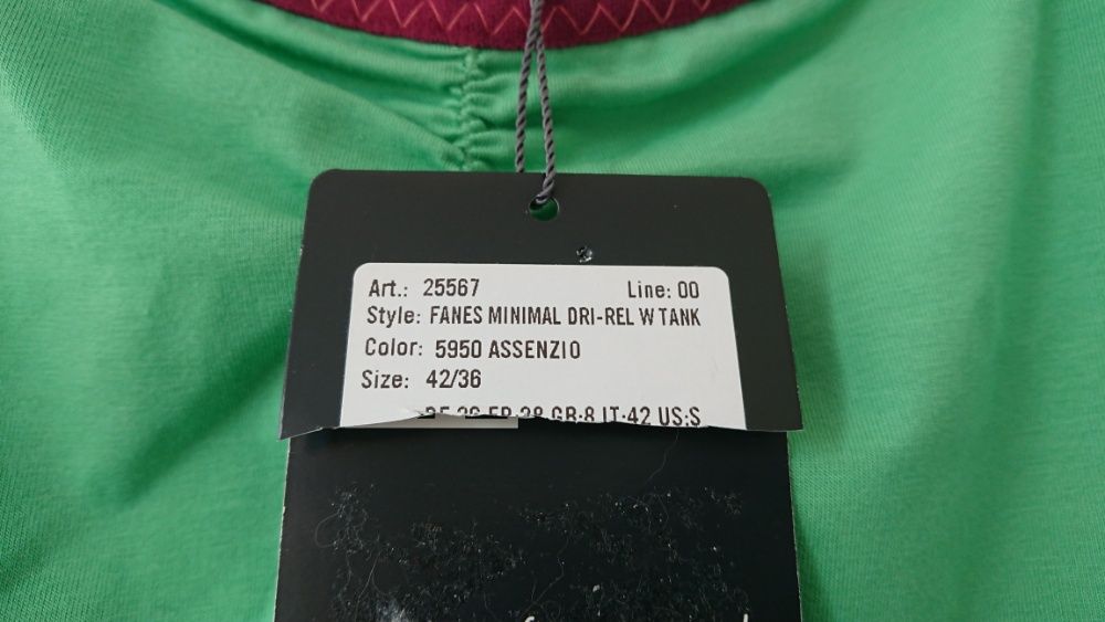 Жіноча майка топ SALEWA Fanes Minimal DRI-RELEASE®