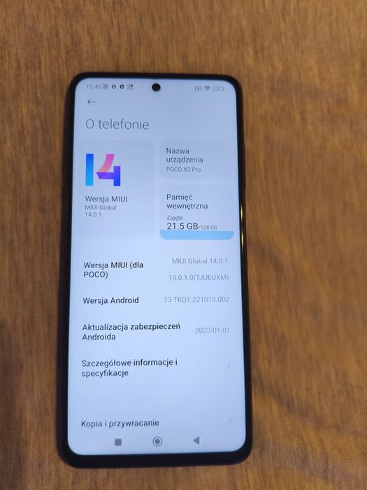 Sprzedam telefon Poco x3 pro używany