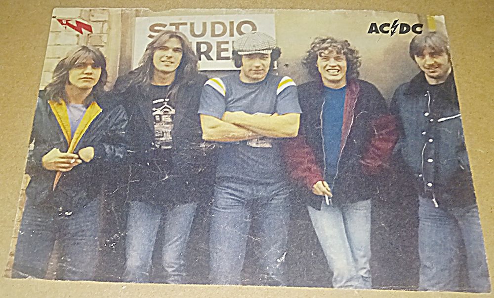 Unikatowe plakaty/Wycinki z gazet ! Lady Pank ! Saxon ! ACDC !