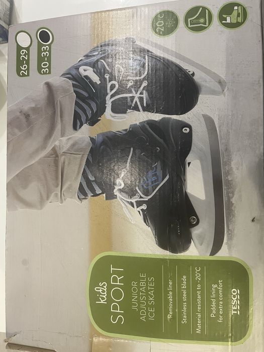 Łyżwy chłopięce regulowane 30-33
