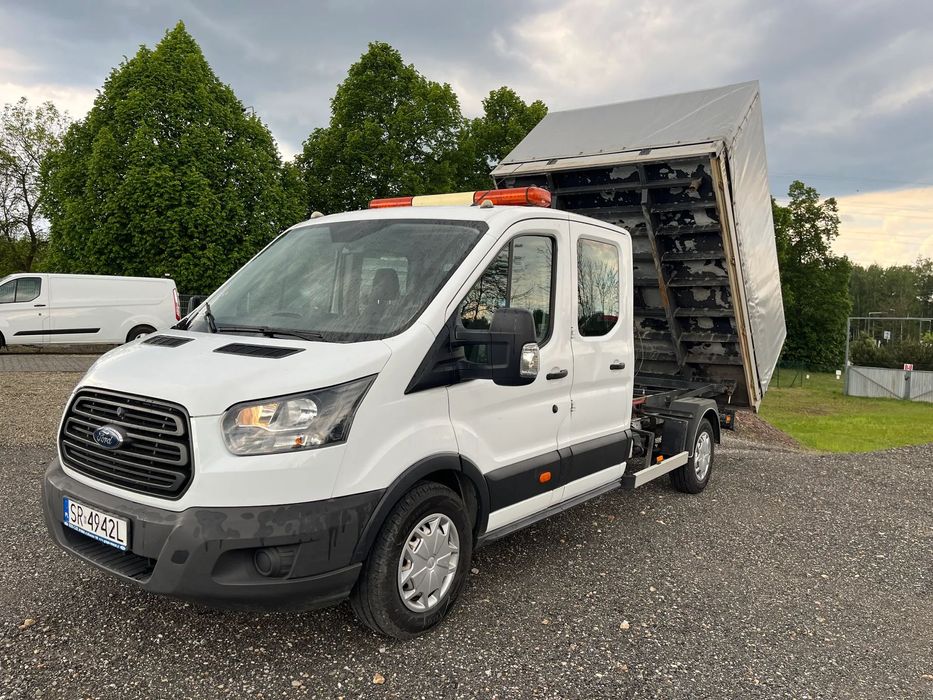 Ford Transit Wywrotka Brygadówka 2.0 Ecoblue  ASO FORD 1 właściciel, krajowy, bezwypadkowy !!!