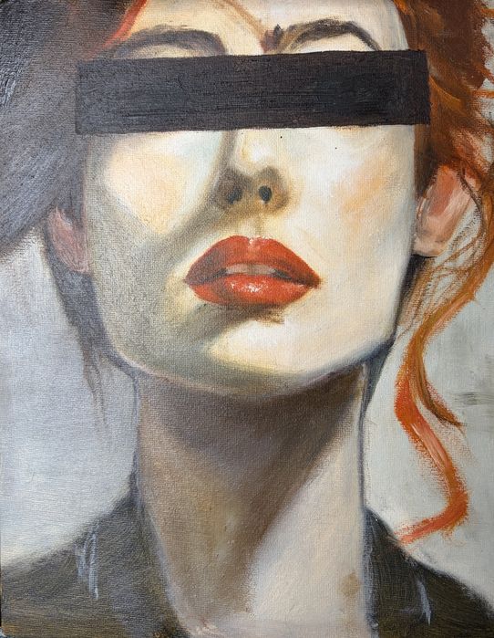 Obraz olejny na panelu 24x30cm