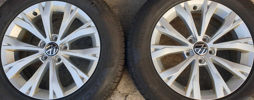 Alufelgi Volkswagen 17 5x112 7J ET 40 Felgi Montana Tiguan oryginalne