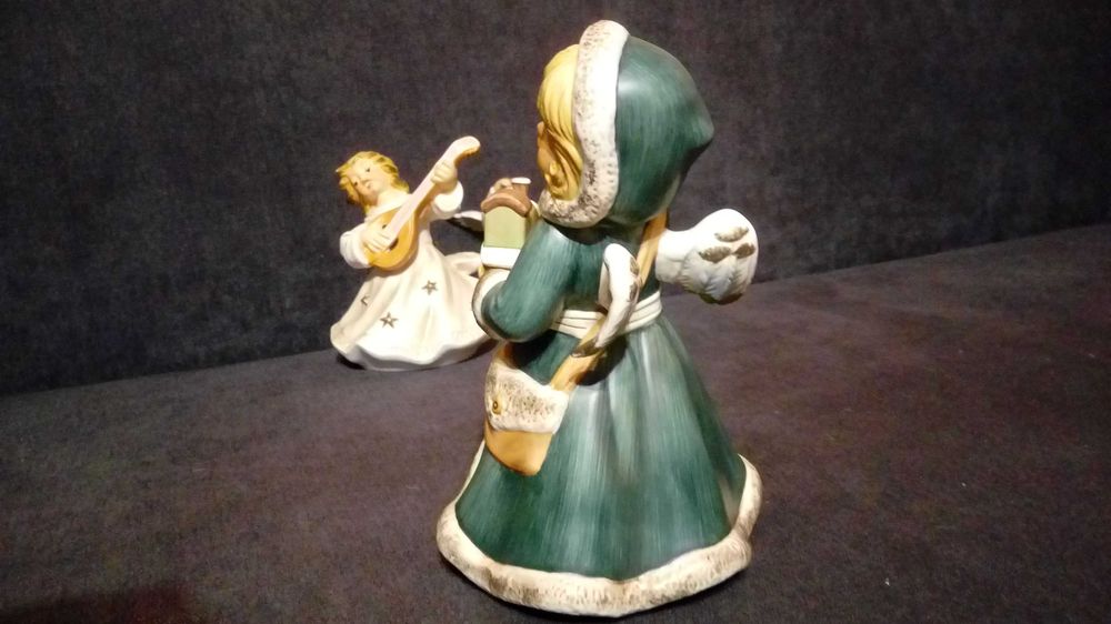 Porcelana,kolekcja,Goebel,figurka,aniołek,dziewczynka,duża