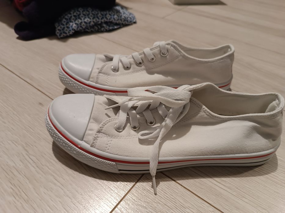 Tenisówki białe trampki rozmiar 37