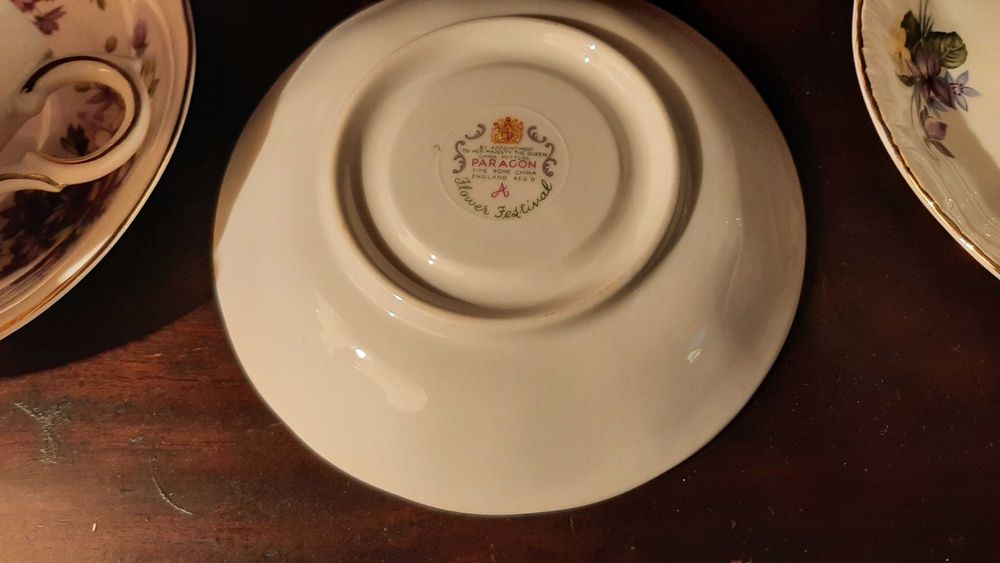 Conjunto de chávenas inglesas