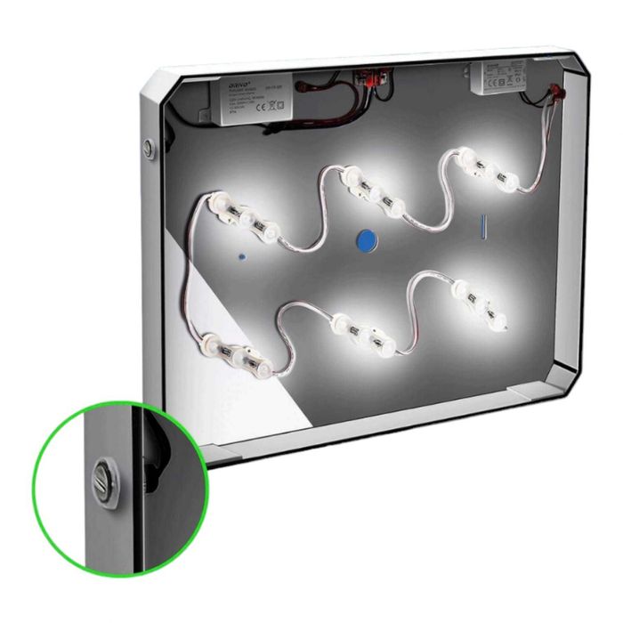 Tablica adresowa LED z czujnikiem zmierzchu – 40 × 30 cm