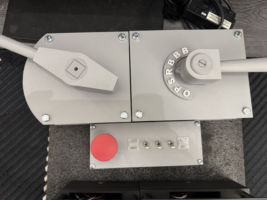 Kontroler Joystick Simrail Maszyna Train Driver 2 nastawnik hamulec EN