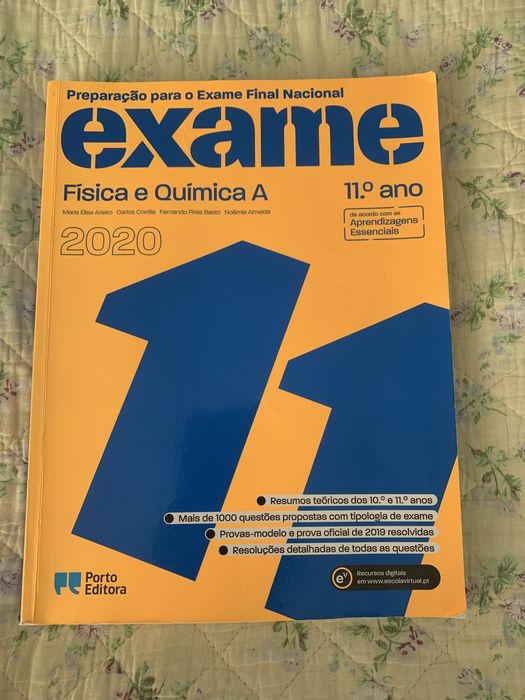 Livro Preparação para o exame final de físico-química 11°ano