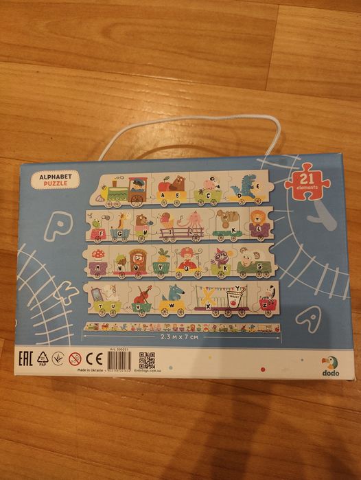 Пазли додо, англійський алфавіт.
