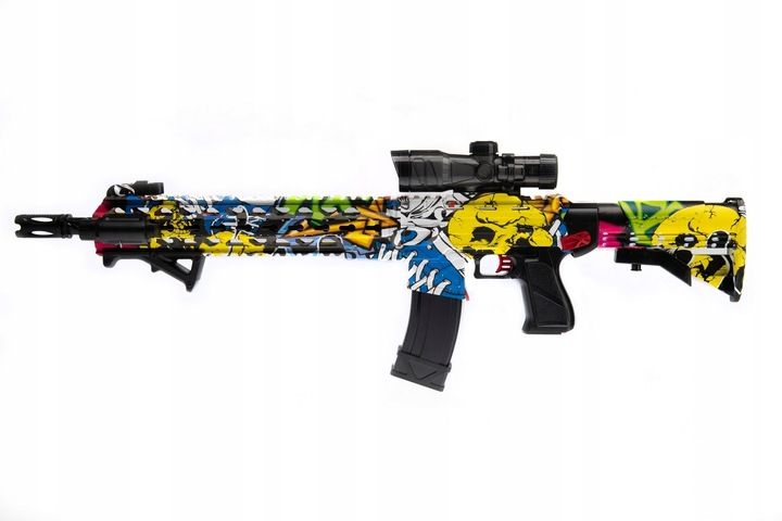 Wielki Karabin Automatyczny Na Kulki Żelowe Wodne Orbeez Pistolet Zest