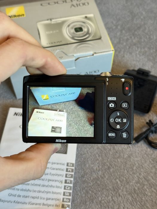 Aparat Cyfrowy Nikon Coolpix A100 jak nowy viral 20mpx analog piekne