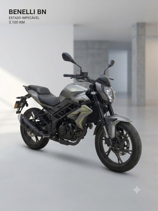 Benelli BN 125 (2022) – Apenas 3.100 km! Como Nova (Único Dono)