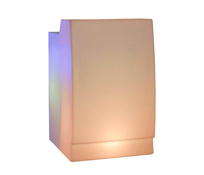 Balcão com iluminação led