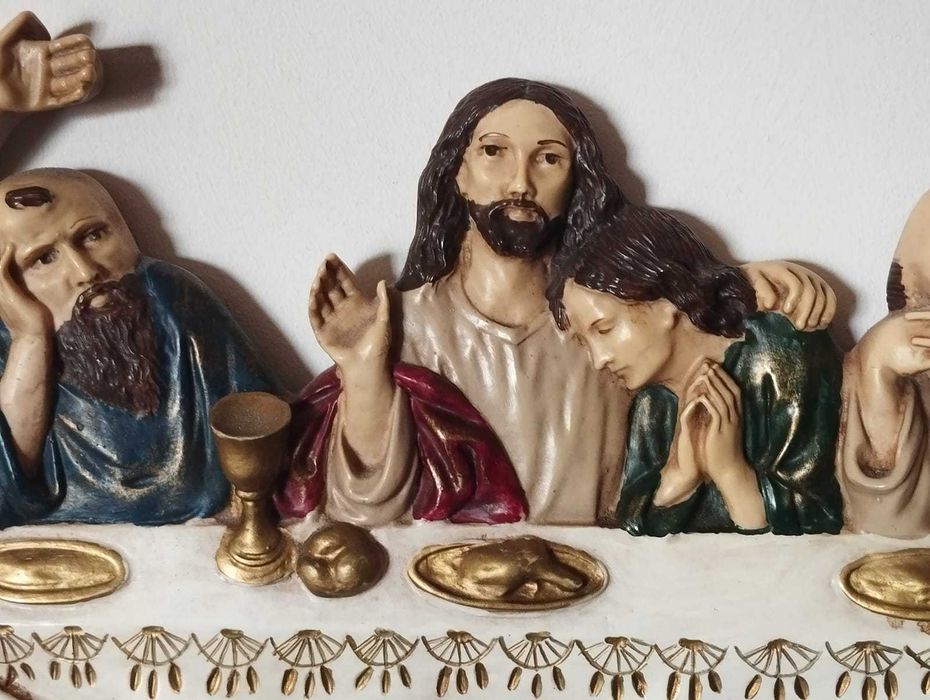 Última Ceia de Cristo - Resina / Marfinite 3D