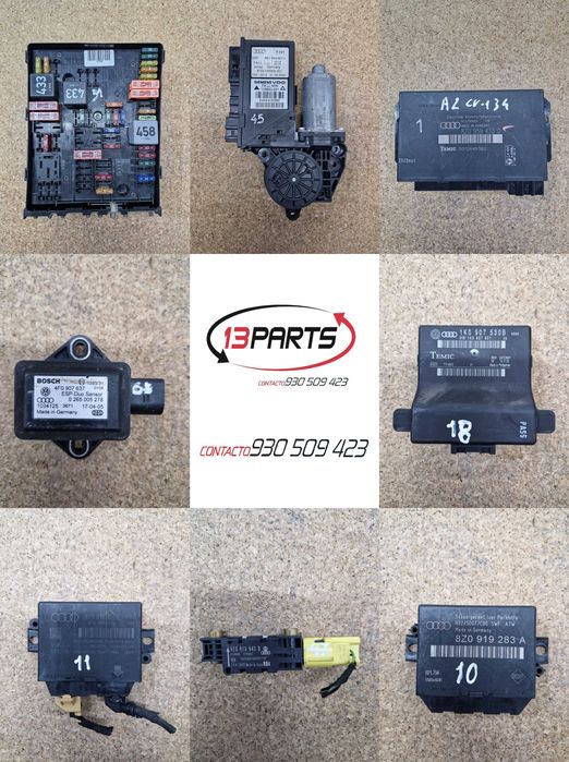 Diversos Modulos Eletronicos Caixas Fusiveis Audi