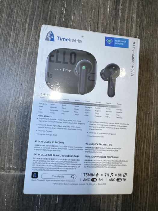 TimeKette M3 Translator Earbuds нові